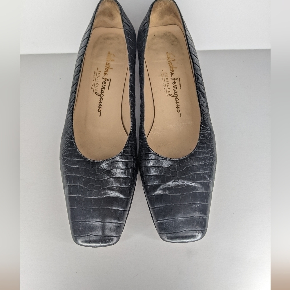 Salvatore Ferragamo Croc Heels - Picture 12 of 15